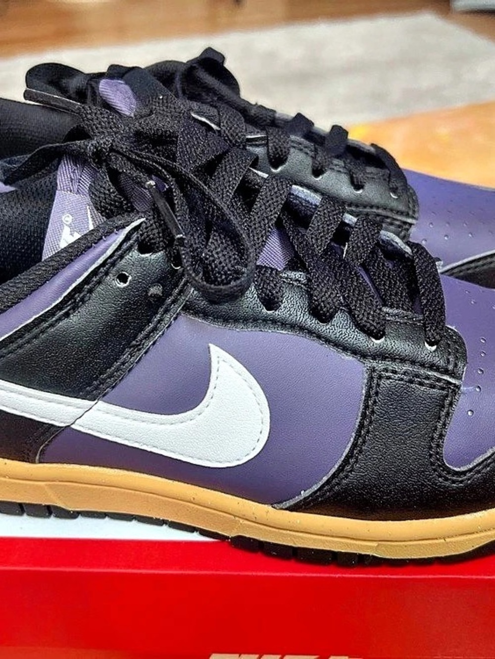 Nike Dunk Low Next Nature "Dark Raisin / Purple Black" Sneakers NWT
